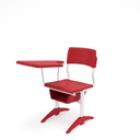 Conjunto com Prancheta Lateral G Juvenil (CEREJA)