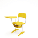 Conjunto com Prancheta Lateral F Adulto (AMARELO)