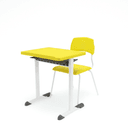 Conjunto Retangular Adulto (AMARELO)