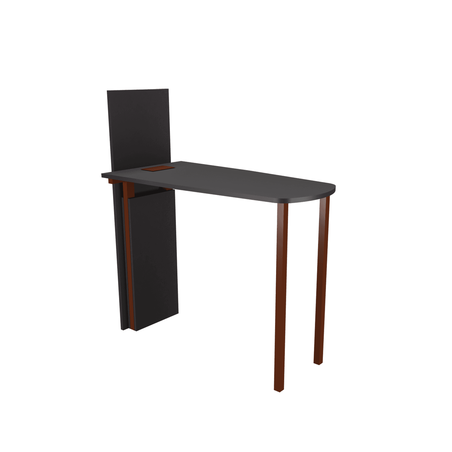 Mesa Alta Colaborativa Formato Orgânico Maé - Photo 3