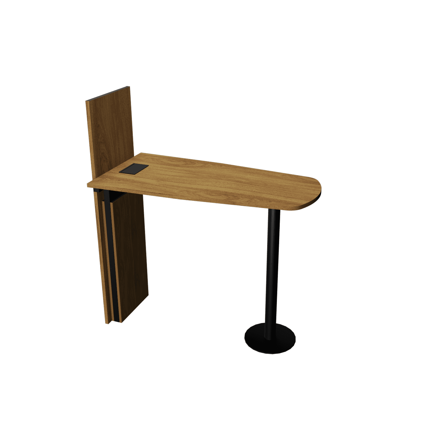 Mesa Alta Colaborativa Formato Orgânico Maé - Photo 1